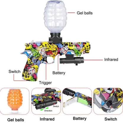 Gel Blaster Self Shooting Airsoft Water Gun Pistol For Kids