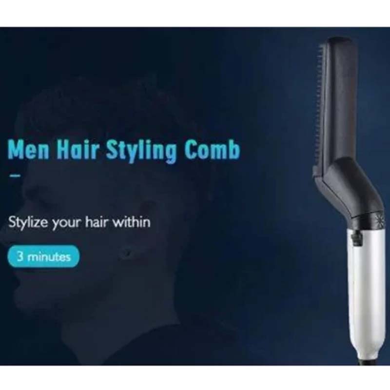 Beard And Hair Curling Straightener For Men