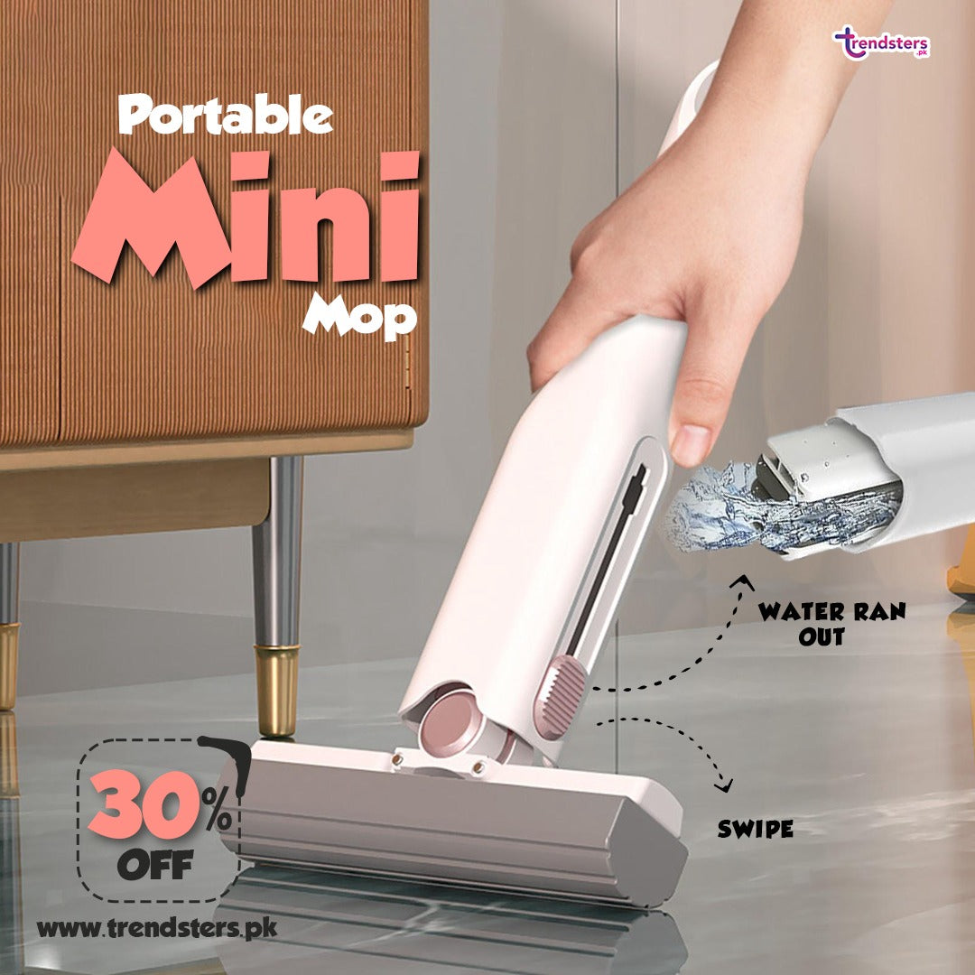 New Portable Mini Squeeze Mop