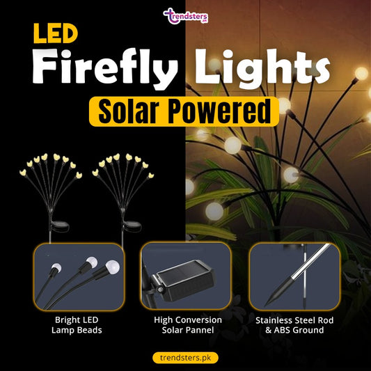 LED Firefly Lights Solar Powered (10 LEDs)