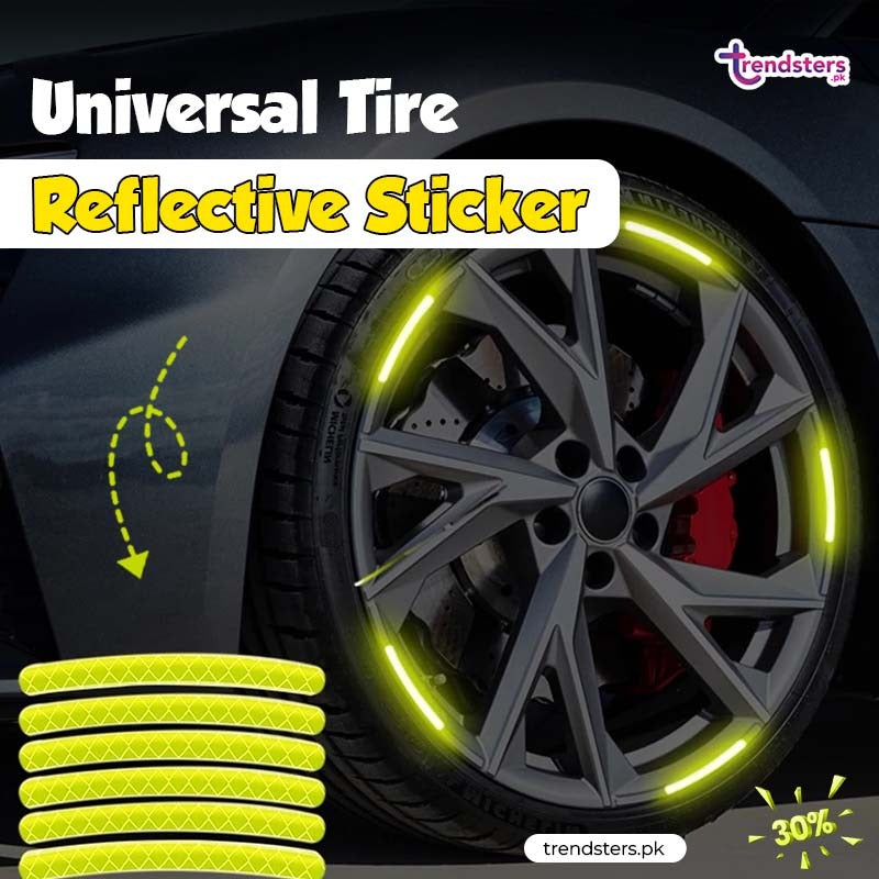 Universal Tire Reflective Sticker 20-pcs