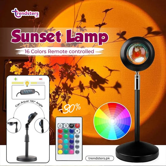 Sunset Lamp – 16 Colors Remote controlled