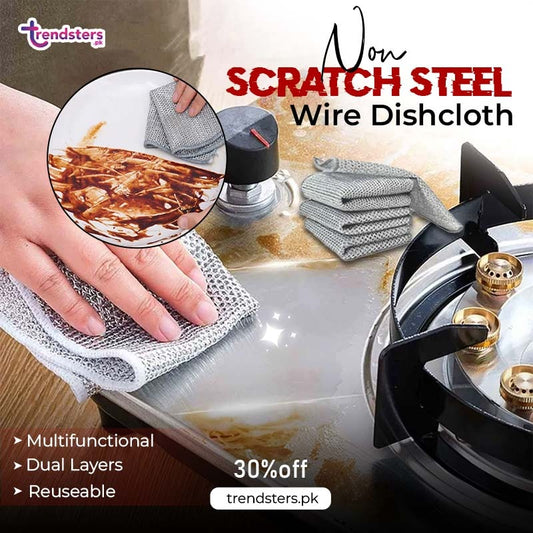 Non Scratch Steel Wire Dishcloth