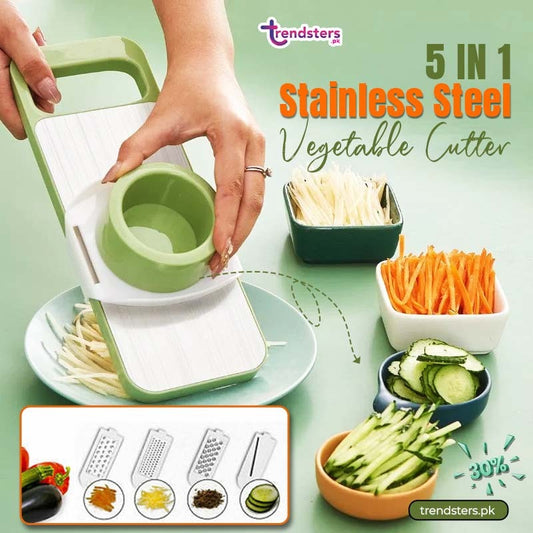 5 IN 1 Stainless Steel Vegetable Cutter