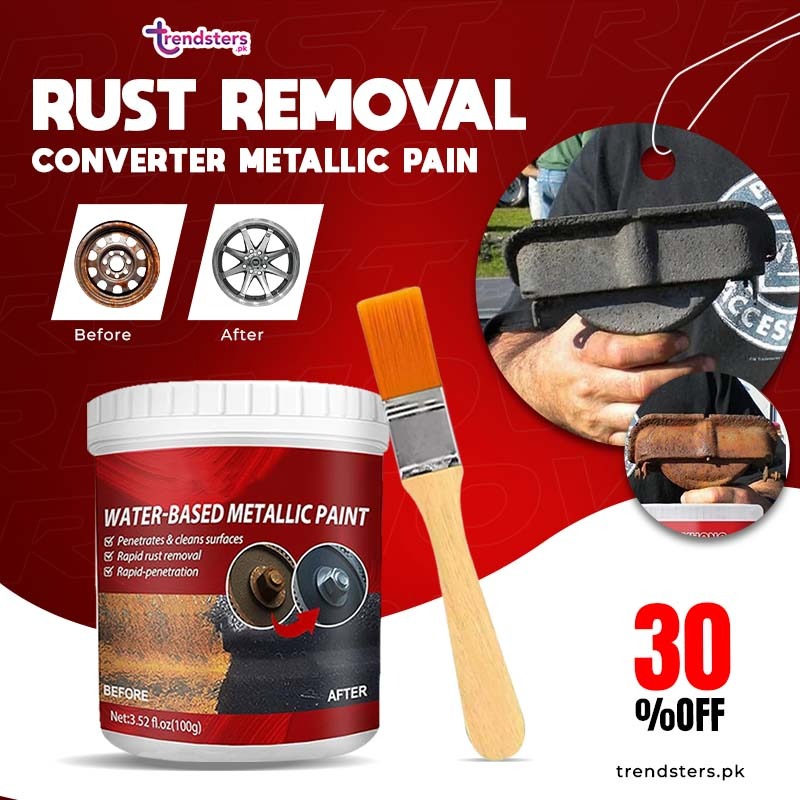 Corrosol Rust Converter Metallic Paint with FREE Brush