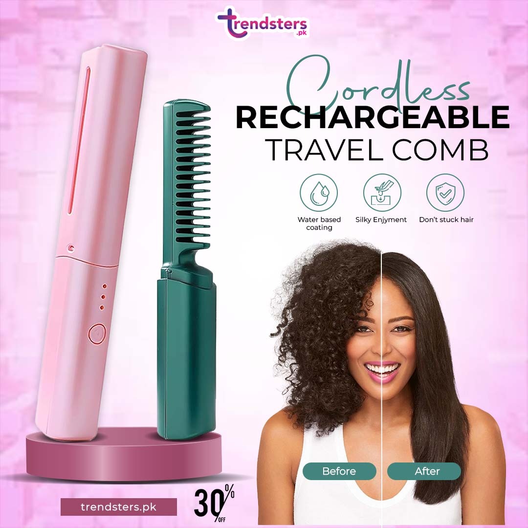 Cordless Rechargeable Travel Comb