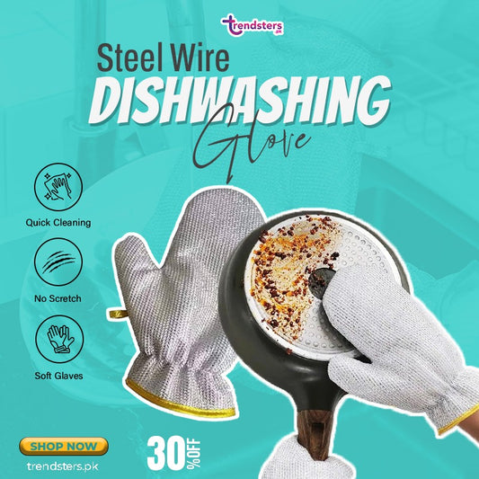 Steel Wire Dishwashing Gloves (Pair)