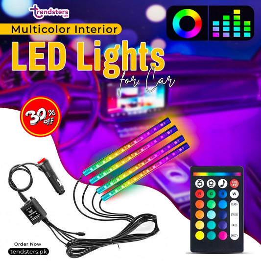 Multicolor Interior LED Lights for Car