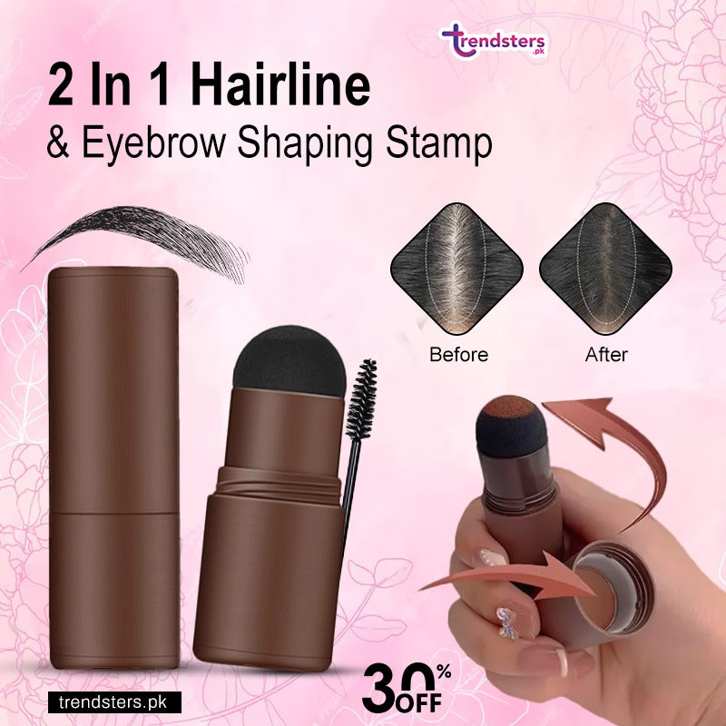 2 In 1 Hairline & Eyebrow Shaping Stamp