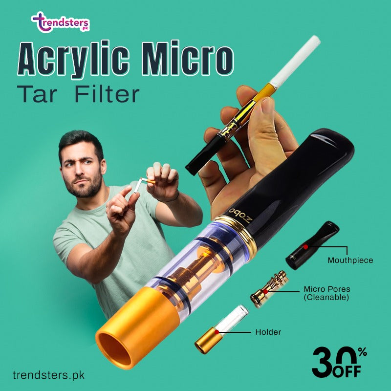 Acrylic Micro Tar Filter