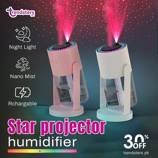 Star projector humidifier
