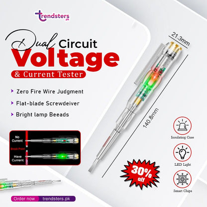 Dual Circuit Voltage & Current Tester