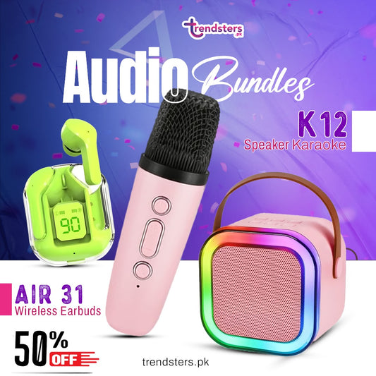 Audio Bundle Air31 Earbuds+K12 Speaker