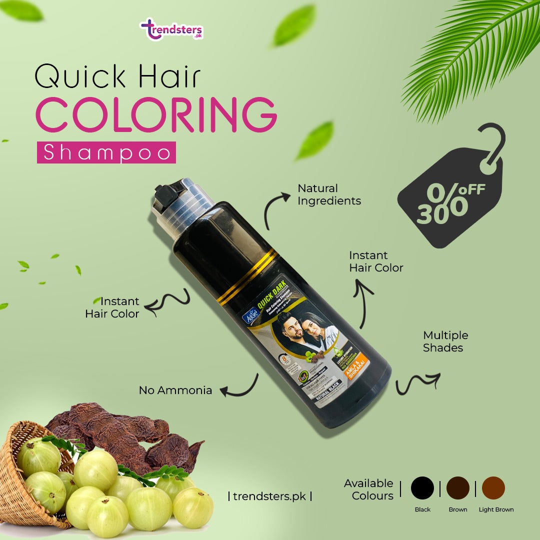 Quick Hair Coloring Shampoo – Trendsters.pk