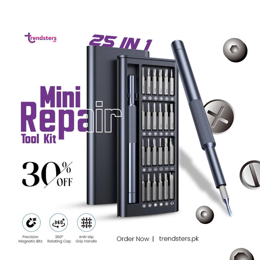 25 in 1 Mini Repair Tool Kit