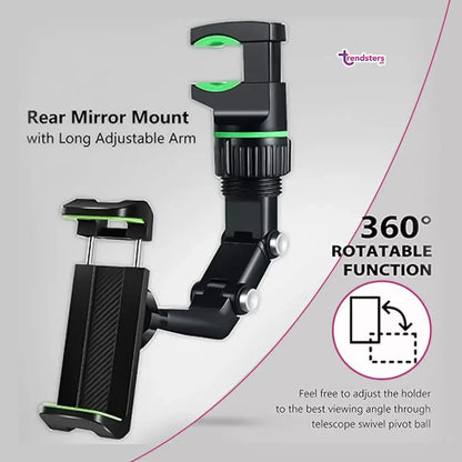 Car Rearview 360 Rotating Clip