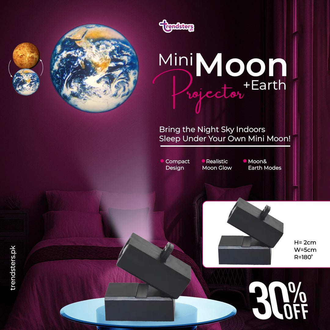 Earth Moon Aura Projector