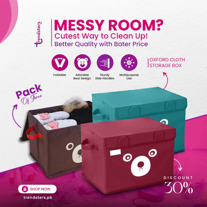 Oxford Cloth Storage Box Buy One Get One Free