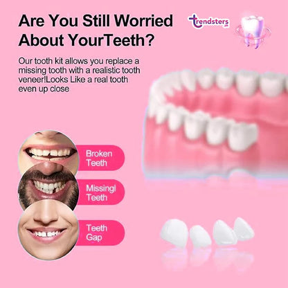 Moldable False Teeth