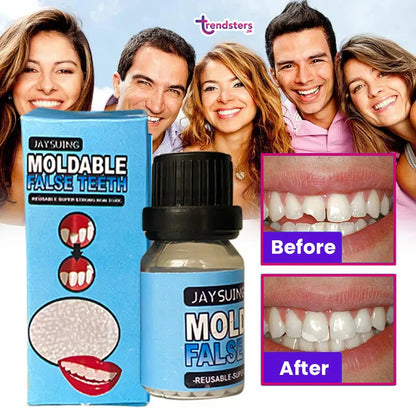 Moldable False Teeth
