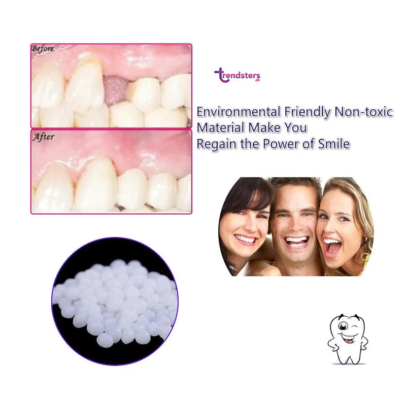 Moldable False Teeth