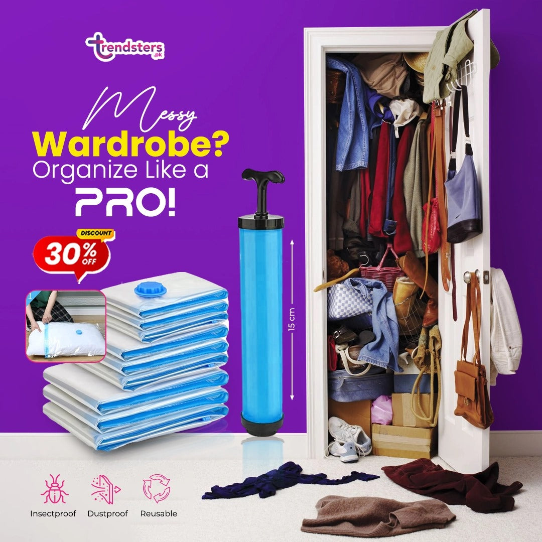 Vacuum bag With Pump