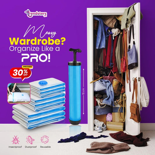 Vacuum bag With Pump