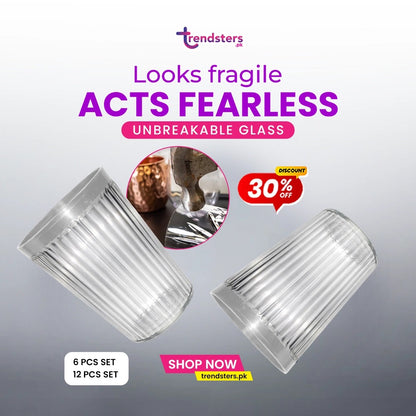 Break-Resistant Glasses