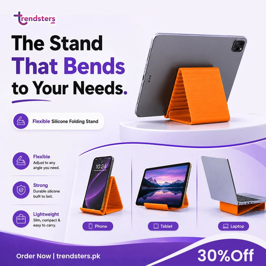 Flexible Silicone Folding Stand