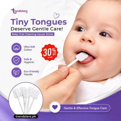 Baby Oral Cleaning Gauze Sticks