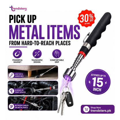 Telescopic Magnet Picking Tool