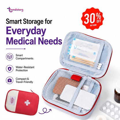 First Aid Portable Medicine Bag