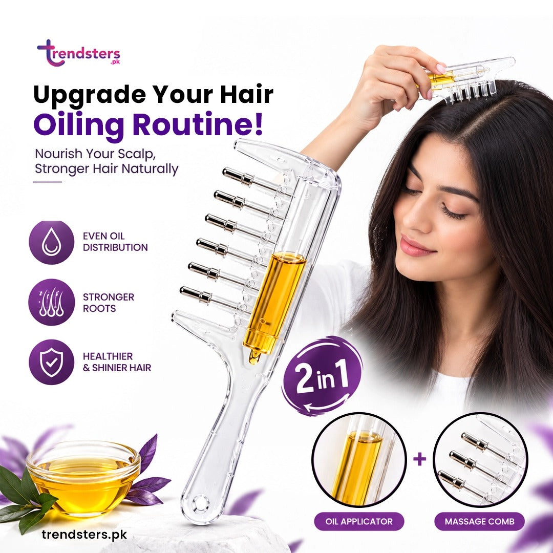 2 in 1 Hair Oiling Comb