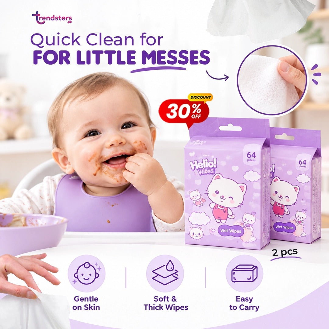 Cleaning Mini Packed Wipes