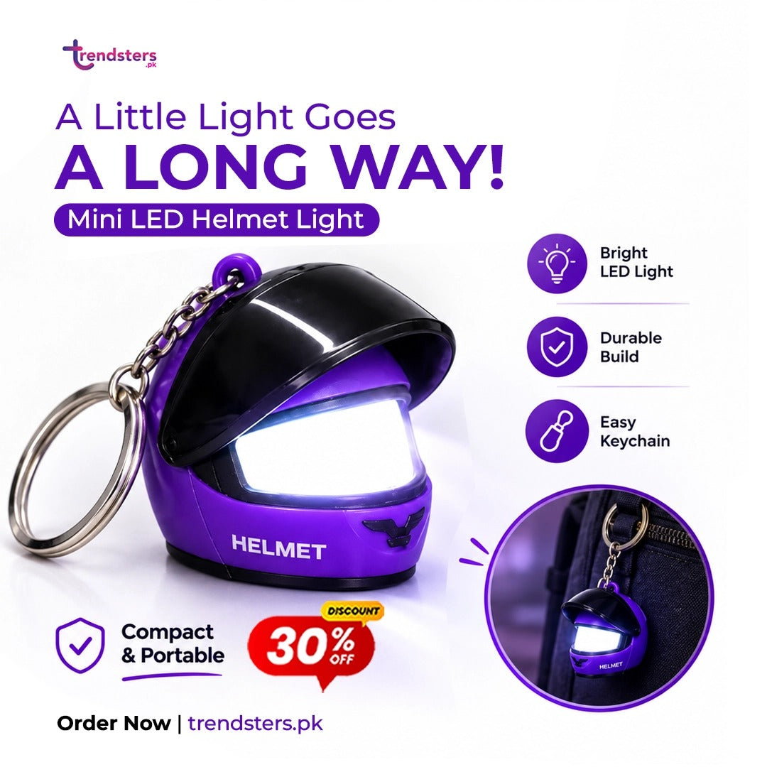 Mini LED Helmet Light