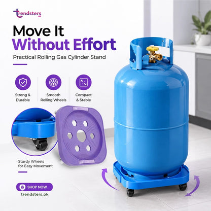 Practical Rolling Gas Cylindar Stand