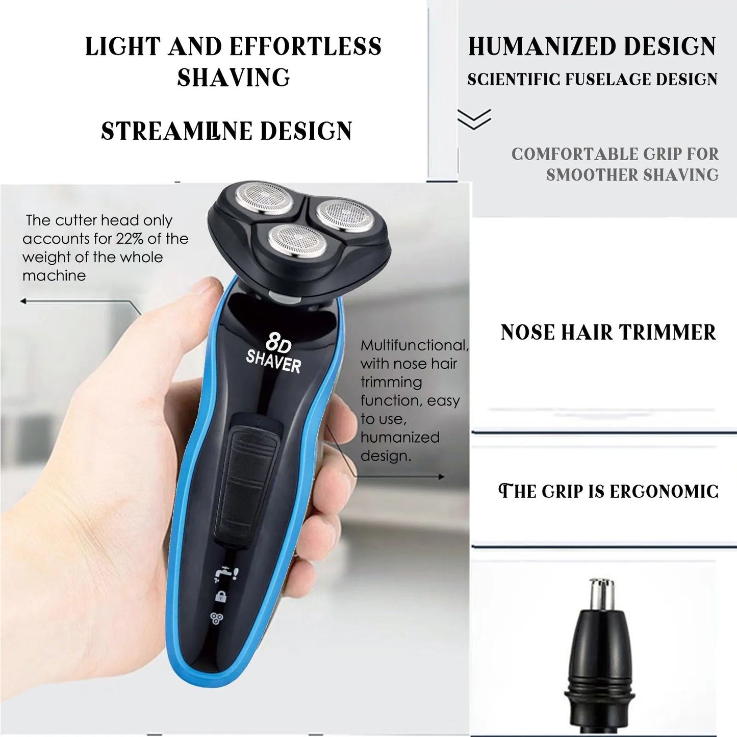 3 in 1 Smart Shaver