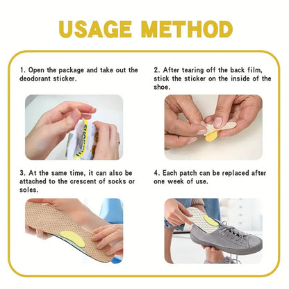 Shoes Deodorant Sticker Insoles (10 pcs)