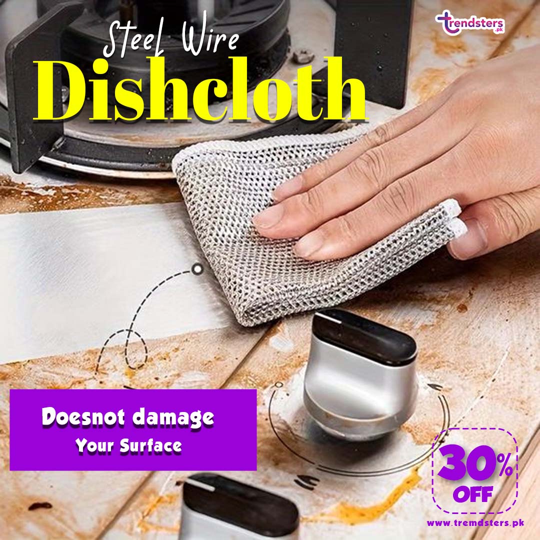 Non Scratch Steel Wire Dishcloth