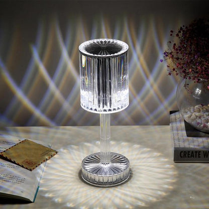 Diamond Table Lamp Crystal Touch Control Color Changing Light Romantic Bar Atmosphere Lamp