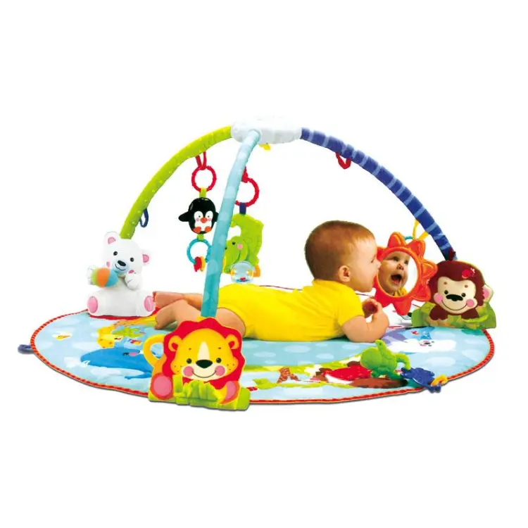 Baby Play Mat with Hanging Rattles For kids