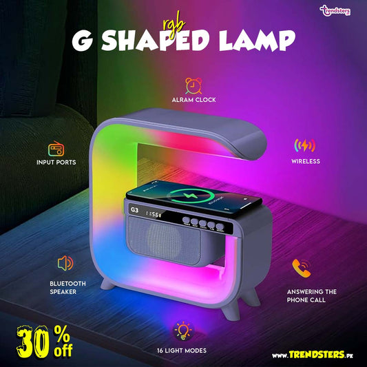 Colorful Wireless Charging Subwoofer RGB G Lamp