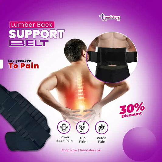 Lumbar Back Support Belt for Lower Back Pain Relief