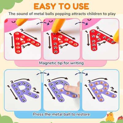 Magnetic Letter Tracing Board