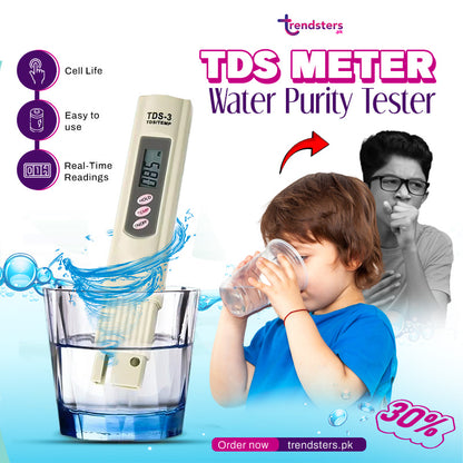 Tds Meter Water Purity Tester