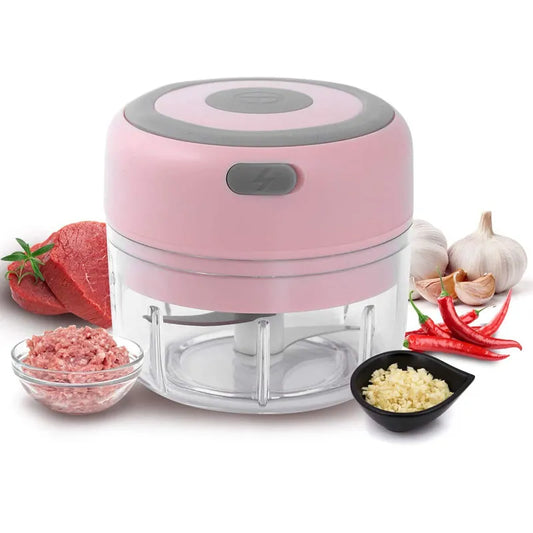 Wireless Electric Vegetable/Meat Grinder Food Chopper Mini Stainless Electric Kitchen Chopper Meat