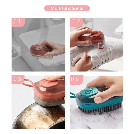 Automatic Liquid Adding Washing Brush