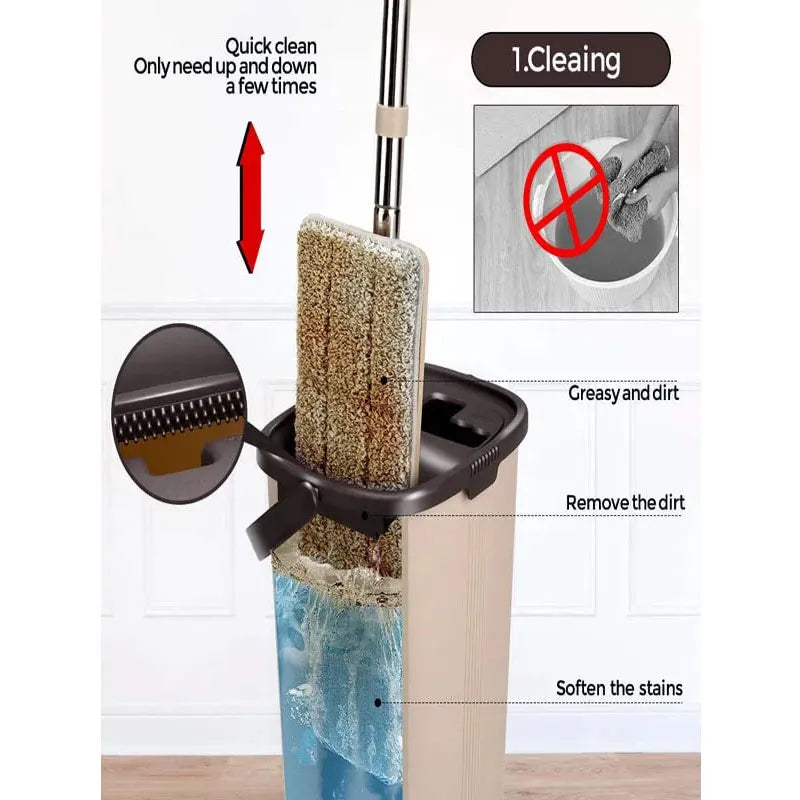 Automatic Cleaning Mop Hand Free