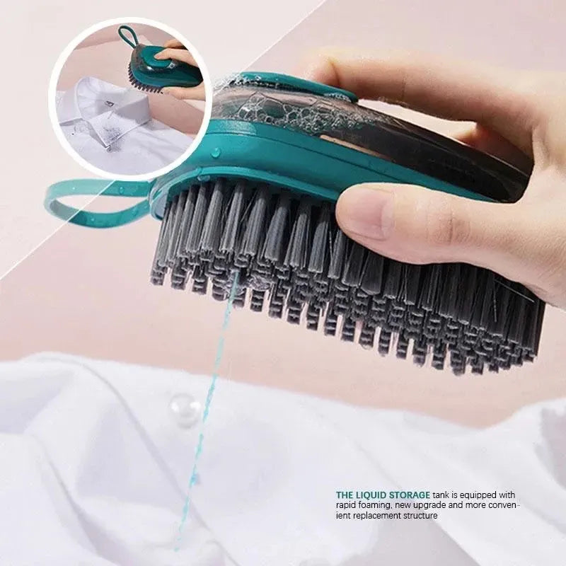 Automatic Liquid Adding Washing Brush