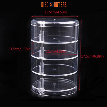 360 Degree Jewelry Organizer Storage Box (4 Layers)